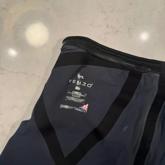 TYR Venzo Competitive Swim Jammer Black Men's 32 FINA Approved Triathalon - Picture 13 of 16